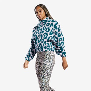 Reebok Womens CL Hallo Leo Sherpa Half-Zip | Pro:Direct Soccer